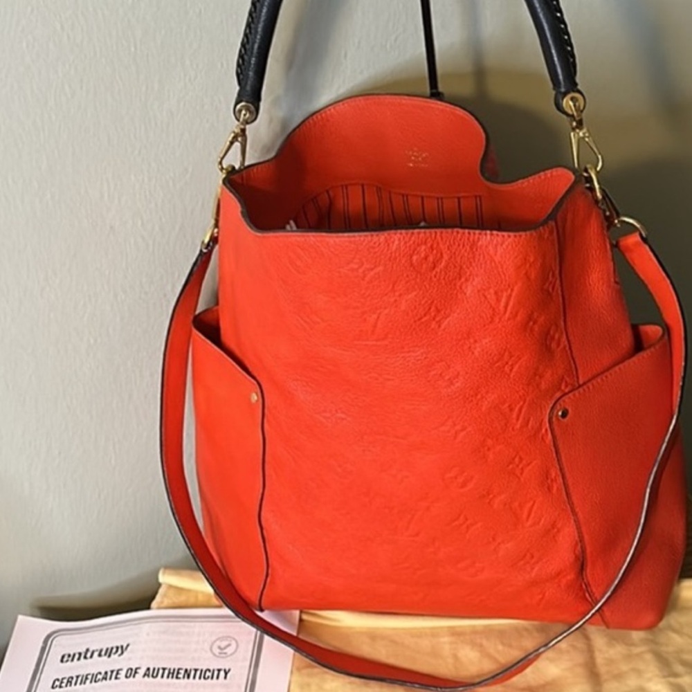 Louis Vuitton Red Leather Women's Bag
